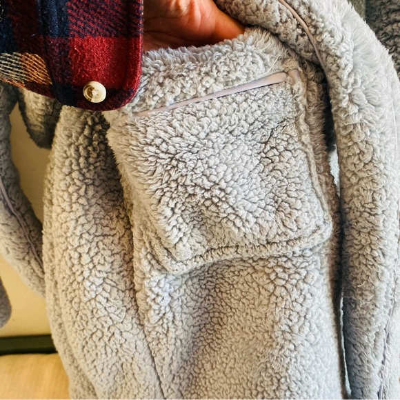Anthropologie Eri & Ali Prudence Hooded Sherpa Robe, Size XS - Picture 13 of 13